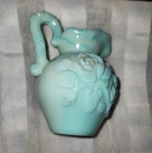 AVON Vintage Style Blue Ceramic Pitcher